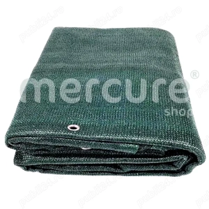 Plasa verde cu inele 2 x 5 m, 160 g - imagine 2