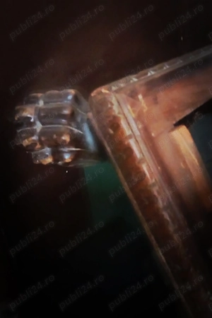 Vechi pat florentin + somiera lemn+ saltea