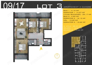 4 Camere Ideal Familie Calitate si Confort - imagine 3