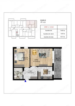 2 Camere Zona Linistita