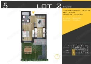 2 Camere Gradina Incalzire Pardoseala -Zona Linistita - imagine 3