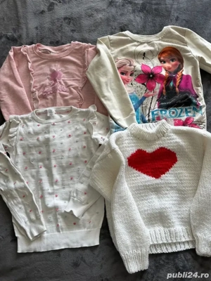 4 pulovere pentru fete - 35 lei. 128-134cm. 8-9 ani