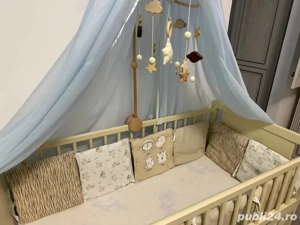 Protectie laterala. Aparatoare pentru patut 120x60. Perne - 10 bucăți