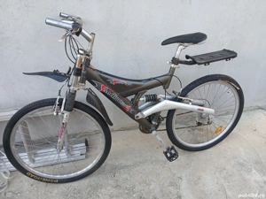 vind bicicleta mtb cu suspensi cu roti de 26