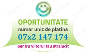 Numar Oglinda - 07x2.147.174 - Platina VIP Frumos TOP usor deosebit cartele aur gold numere usoare