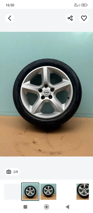 Vând 4 Jante Opel Astra Pe 17 Preț 800 lei Preț fix 