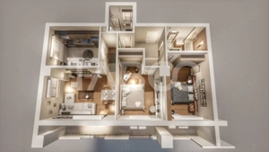 Apartament de vanzare cu 3 camere 2 bai si 2 balcoane in Sibiu - imagine 11