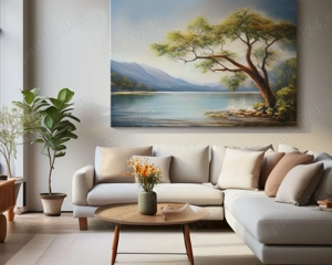 Tablouri Canvas Flori abstracte sau personalizate cu poza ta dim. de la  20 20 cm până la 100 150 cm - imagine 6