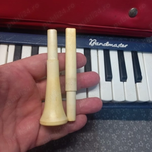 clavietă BANDMASTER   Weltmeister cu 2 muștiucuri, Germania(RDG) 1970-1980 (180-150 lei) - imagine 3