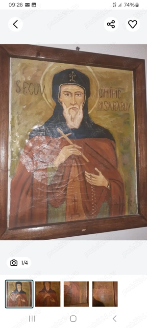 Pictură  veche Sf.Dumitru