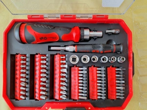 Set chei tubulare,  biti, surubelnita cu clichet, surbelnita de precizie