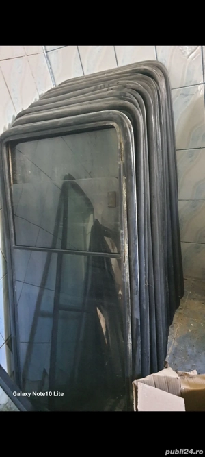  Lot 30 Geamuri Mercedes 138x68cm cu deschidere, cu chedere auto-rulota microbuz garaj hala sera - imagine 3