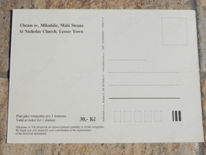 Carte postala Biserica Sfantul Nicolae Praga 2007 model 1 - imagine 2