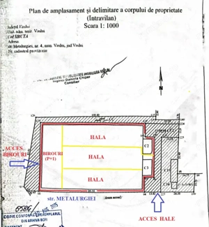 Vanzare/inchiriere 1-3 HALE si 1 cladire BIROURI, zona industriala mun. VASLUI  - imagine 3