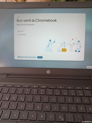 Laptop HP chrome