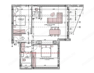 Apartament la cheie cu 3 camere 2 bai la etajul 1 zona Arhitectilor - imagine 5