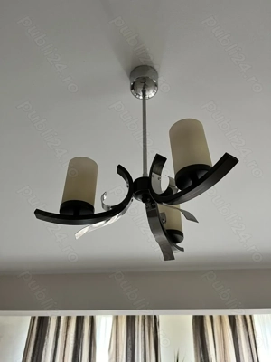 Lustra Marami crom - maro, 3 becuri