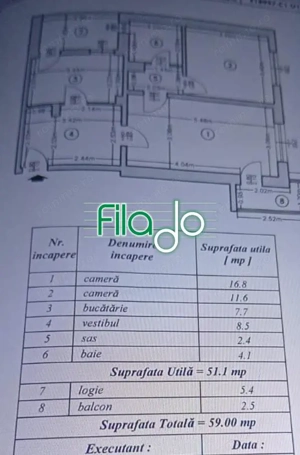 Apartament 2 camere 1 Decembrie 1918
