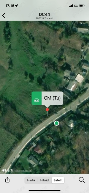 Persoana fizică vând în Chicerea 1200 mp intravilan cu deschidere la DN 44 de 21 m - imagine 3