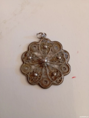 pandativ retro vintage ani 1960 din argint 15 grame