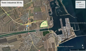 Portul Constanta - Teren industrial cu acces la A4 si la calea ferata