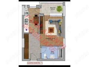 INCHIRIEZ Garsoniera Aer Conditionat + Centrala 2021 Berceni Aparatorii Patriei - imagine 6