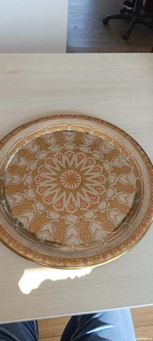 Tava decorativa din alamă 