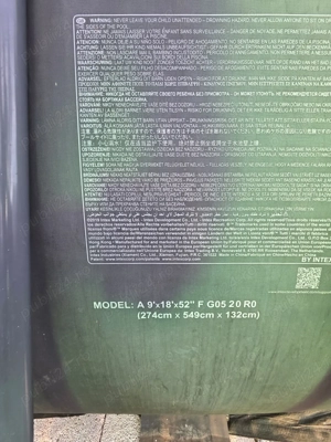 Piscina Intex 274cm *549cm *132 cm 18mc de apa - imagine 4