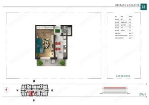 Titan Garsoniera decomandata 49 mp bloc tip BOUTIQUE - imagine 2