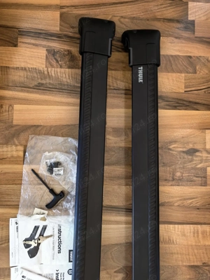 Bare transversale aluminiu Thule Edge WingBar black - Opel Insignia - imagine 3