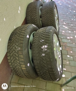 Jante Opel Insignia 225/55 R17 DOT 4022, anvelope Dunlop Winter Sport5 - imagine 3