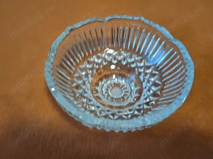 Vechi - Scrumiera mare confectionata din semicristal - veche - imagine 2