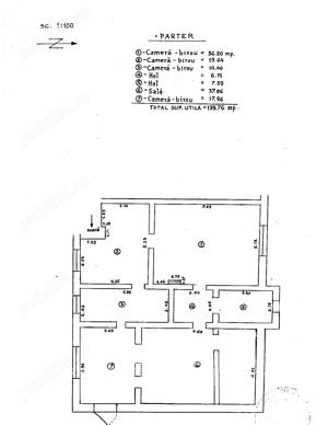 Inchiriez Spatiu parter 130mp si etaj 120mp sau separat