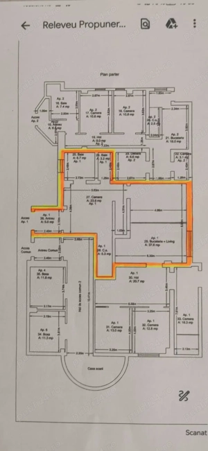 Apartament 2 camere cu terasa 55 mp negociabil  - imagine 7