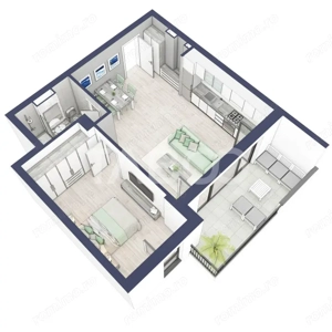 Comision 0 Apartament 2 camere 51 mp utili boxa la subsol Turnisor