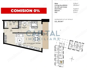 Apartament 2 camere – Marasti, bloc nou în construcție