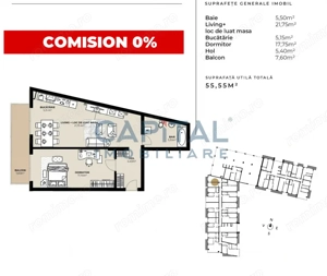 Apartament 2 camere – Marasti, bloc nou în construcție