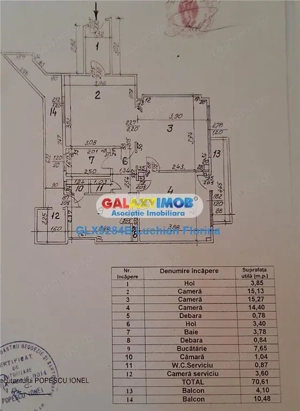 Comision 0%!  Vanzare 3 camere - vedere libera I Piata Universitatii - imagine 12
