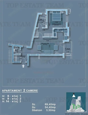 Apartament 2 camere in bloc nou, adiacent metrou Obor