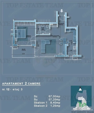 Apartament 2 camere in bloc nou, zona Mosilor