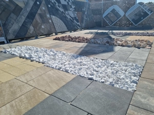 Piatra alba Thasos, pasi japonezi, gabioane