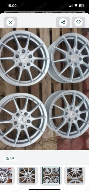 Jante mercedes cu anvelope noi - imagine 3