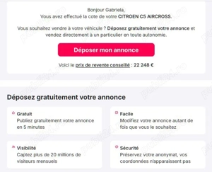 Citroen C5 Aircross 131 CP FEEL PACK camera Top360grade, pret auto nou 39950 Eur - imagine 10