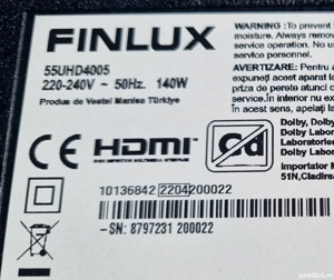Finlux 55uhd4005 55t32-col ctrl bd vestel 17ips72 17mb230  - imagine 4