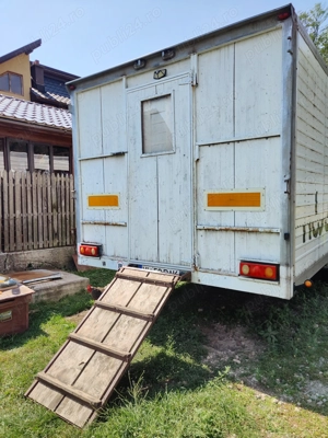 Remorcă apicolă L= 9m. două axe 48 fam. folosită în pat cald orizonal - imagine 4