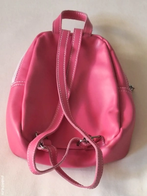 Fetita-Iepuras-Rucsac gradinita-piele naturala-captusit-pentru fete-NOU!  - imagine 5