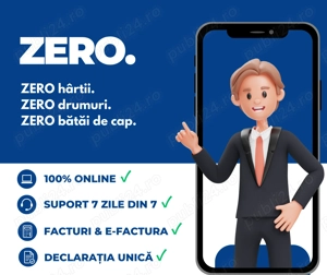 Servicii PFA   100% online, doar 100 lei lună