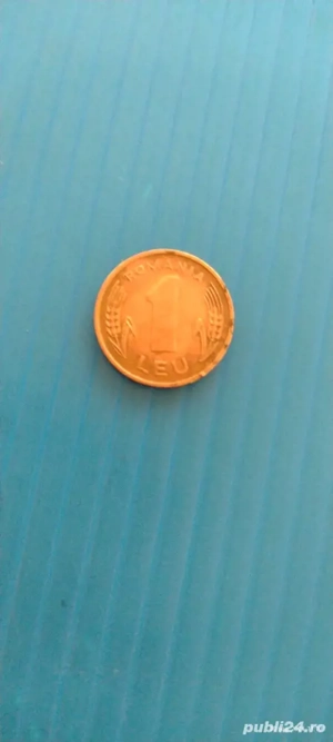 Vând monedă 1 leu, 1993.