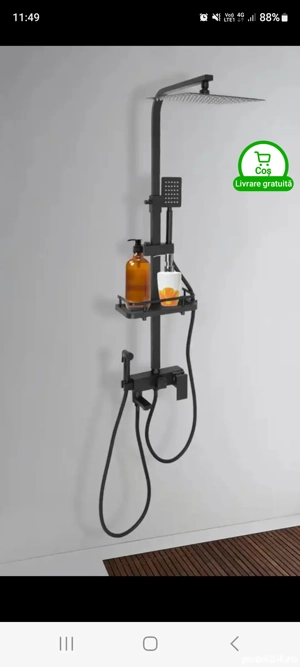 vand sistem cabina duș 