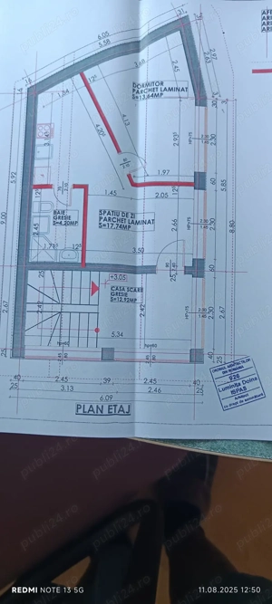 INCHIRIEZ apartament  doua camera tip open-space{,bucatarie , dormitor si living] . - imagine 11